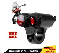 Motorrad Lenker On/off Wasserdicht Lichtschalter Ein/Aus Switch Schalter12V/22mm