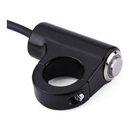 Motorrad Lenker Schalter, Akozon 22mm Lenker Schalter Montieren Schalter Taster Scheinwerfer Brems Nebelscheinwerfer Cnc Aluminium Blue Ray 10-12 v 10-16a(B)
