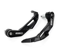 Motorrad-Lenker-Schutz Zubehör für Kawasaki Ninja 650 Ninja650 Z650 2017-2024 2025 Handschutz Lenker-Endstück Motorrad Brems-Kupplungshebel-Schutz aus Aluminium (Schwarz)