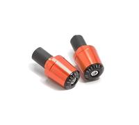 Motorrad Lenkerenden Für H-ONDA CB650R NC750X NX500 NT1100 ADV 350X 750 Für Hornet 600 XL750 7/8" Motorrad-Lenkergriffkappe, 22 Mm, Lenkerenden, Gewichtsausgeglichenes Zubehör(Orange)