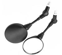 Motorrad Lenkerendenspiegel Kompatibel Mit Aprilia Für Tuareg 660 Für Tuono 660 Für Tuono V4 1100 Motorrad-Seitenspiegel Rund Verstellbare Rückspiegel Zubehör