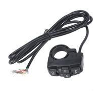 Motorrad Lenkerschalter 22mm Hupe Licht Blinker Wippschalter Motorrad 22mm DC12V für Scheinwerfer für e-bike Schalter 22mm Lenker Hupe Signallicht für Dirt Bike Schalter 22mm für ATV für quad