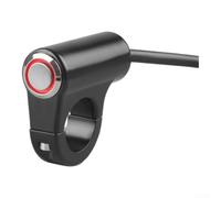 Motorrad Lenkerschalter 22mm LED Ein Aus Schalter Für Scheinwerfer Nebellicht 12V Wasserdicht für aluminium Legierung für atv für quad Roller für e-bike 7/8 Zoll