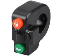 Motorrad-Lenkerschalter für 12 V 48 V elektrische Systeme mit für Hupe, Scheinwerfer und Blinker, passend für 22 mm Lenker