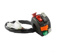 Motorrad-Lenkerschalter Multifunktions Elektrische und Zündsteuerung ABS Material Schwarz Geeignet für die meisten Motorräder Direktinstallation für Leuchten Blinker und