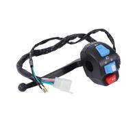 Motorrad Lenkerschalter Scheinwerfer Blinklicht Horn Schalter Blinker Schalter mit Bremshebel 22MM für Dirtybike Pocketbike ATVs Scooters