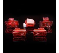Motorrad Lenkerschalter Set 5-tlg für Scheinwerfer Motorrad Lenkerschalter(red)