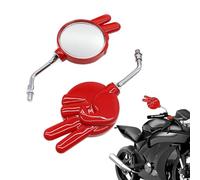 Motorrad Lenkerspiegel Lenkerspiegel Seitenspiegel für Motorrad - 1 Paar Motorrad Seitenspiegel Drehbar mit Sieggeste - Outdoor Fahrradspiegel mit Vision