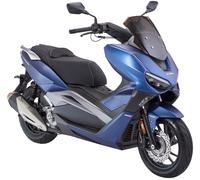Motorrad LUXXON "Silvermax", blau (blau, schwarz), Motorroller, 120 km/h, B:755cm H:1.130cm L:1.930cm (52536944-0) blau, schwarz