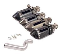 Motorrad Mittleres Auspuffrohr Für BMW F900R F900XR 2020 2021 2022 Auspuffrohr System Mittel Mid Link Rohr 51mm Schalldämpfer Escape Stahl Zubehör Motorrad(E)