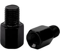 Motorrad Motorroller Spiegel Adapter M8 auf M10 Gewinde, Schwarz