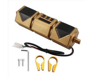 Motorrad MP3 Player Lenker Lautsprecher Bluetooth Musik FM Radio Wasserdicht Verstellbare Halterung Fahrrad Audio Stereo 12V