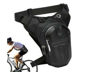 Motorrad-Oberschenkeltasche - zwei Reißverschlusstaschen für Damen, Motorradausrüstung für Smartphone, Geldbörse, Karten, Taschenlampe, Wasserflasche