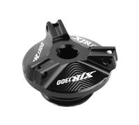 Motorrad Öldeckel Ersatz Für YAMA&HA XJR1300 XJR 1300 XJR-1300 Motorrad CNC Aluminium Öleinfülldeckelabdeckung Öleinfülldeckel Für Motorräder (Color : Black)