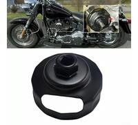 Motorrad-Ölfilterschlüssel, 76 mm, 14 Flöten, Kappenentfernungswerkzeug, Legierung für Spin-On-Filter, passend für Jetta, Mercedes-Benz, Sprinter, Mazda, Compact, schwarz, Heimwerker-Wartung