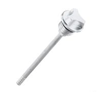Motorrad Öltemperaturanzeige Stil Ölmessstab CNC Gefräst Hochfest Leichtgewicht Direkt Ersatz Für Viele Modelle Schwarz Lila Silber(silver)