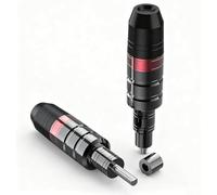 Motorrad Rahmenschieber für Honda Shadow 750 2015-2019 2020 2021 2022 2023 2024 2025 2026, Aluminum Motorrad Auspuff Anti-Kollisions Fallende Schutz Zubehör,D-Red