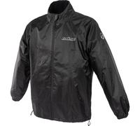 Motorrad Regenjacke XXL wasserdicht Büse Spray - zum Überziehen schwarz