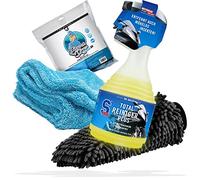 Motorrad Reinigung & Trocknen Bundle - Dr. Wack S100 Total Reiniger 750 ml - Motorradpflege - Made in Germany + Nuke Guys Gamma Dryer Trockentuch,schlierenfrei + detailmate Waschhandschuh