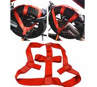 Motorrad Rot Hinterrad Lenker Transportbügel Spanngurt Starker Halter