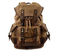 Motorrad Rucksack/Motorradtasche Canvas Craftride Vintage RG8 20 Liter braun