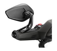 Motorrad Rückspiegel Für Yamaha Für X-MAX 300 Motorrad Zubehör CNC Rückansicht Seiten Spiegel Griff Rückseitenspiegel(Schwarz)