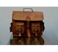 Motorrad Satteltasche seitlich braun Leder Satteltaschen Satteltasche Packtas...