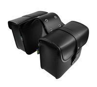 Motorrad-Satteltaschen PU-Leder Seitliche Werkzeugtaschen/Gepäcktaschen Schwarz/Braun Für Harley Für Sportster 883 1200 XL(Schwarz)