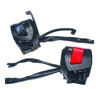 Motorrad Schalter 8-Zoll-Universal-Motorrad-Lenkerschalter Mit Choke-Horn-Blinker-Scheinwerfer-Elektrostart-Lenker-Controller-Schalter(2)