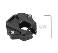 Motorrad-Schlüsselgehäuse, CNC-Metall, Solide, Stilvoll, Perfekte Passform, Ersatz für CB650R CBR650R 2020, Schwarzes Gehäuse, Kopfschalenschutz, Klingenhalter, (Black)