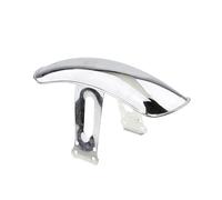 Motorrad Schmutzfänger Für Suzuki CG125 GN125 CG GN 125 Cafe Racer Universal Motorrad Vorderrad Kotflügel Reifen Position Kotflügel Splash Schutz(Silver Front)