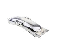 Motorrad Schmutzfänger Für Suzuki CG125 GN125 CG GN 125 Cafe Racer Universal Motorrad Vorderrad Kotflügel Reifen Position Kotflügel Splash Schutz(Silver Rear)