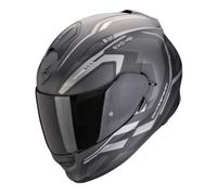 Motorrad Scorpion EXO-491 Kripta Integralhelm (Schwarzmatt/Silber) Gr: M (57)