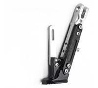 Motorrad Seitenständer Für Honda Rebel 300 500 CMX300 CMX500, rutschfeste Motorrad Kickstand, Verstellbare Fußstütze Parkbein Motorroller Ständer Zubehör,Silver