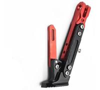 Motorrad Seitenständer Für Honda Rebel 300 500 CMX300 CMX500, rutschfeste Motorrad Kickstand, Verstellbare Fußstütze Parkbein Motorroller Ständer Zubehör,Red