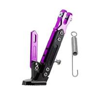 Motorrad Seitenständer für Yamaha Tricity 125 155 300, Scooter Hinterer Seitenständer Verstellbare Stütze Parkständer Zubehör Modifikation,C Purple