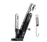 Motorrad Seitenständer für Yamaha Tricity 125 155 300, Scooter Hinterer Seitenständer Verstellbare Stütze Parkständer Zubehör Modifikation,E White