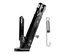 Motorrad Seitenständer für Yamaha Tricity 125 155 300, Scooter Hinterer Seitenständer Verstellbare Stütze Parkständer Zubehör Modifikation,D Black