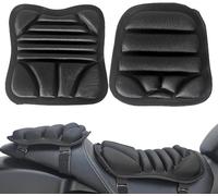Motorrad Sitzkissen für Yamaha Tricity 300 Tricity300, Universelle Motorrad 3D Stoßdämpfende Sitzpolster Atmungsaktiv Fahrten Zubehör,A/2pcs