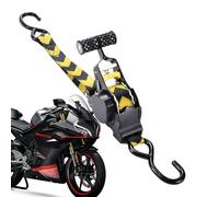 Motorrad-Spanngurte, selbsteinziehend, schwere Lastschnallenschloss, sichere S-Haken-Verbindung, starkes Halteseil, zuverlässiges Befestigungszubehör für Anhänger, Fracht, Gepäck, Möbelgeräte