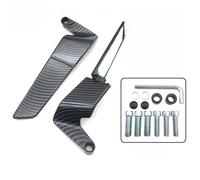 Motorrad Spiegel Für Yamaha Tracer 7 / GT,Einstellbare Drehbare Motorrad-Seitenspiegel,Rechts und Linksseitig Rückspiegel Zubehör,A/CarbonFiber