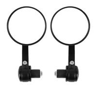 Motorrad Spiegel Motorrad-Lenker-Rückspiegel, Verlängerter Lenker-Rückspiegel, Kleiner Spiegel, Toter Winkel, Weitwinkel-Sicherheits-Blinkerspiegel MotorradSpiegel Set(White)