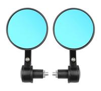 Motorrad Spiegel Motorrad-Lenker-Rückspiegel, Verlängerter Lenker-Rückspiegel, Kleiner Spiegel, Toter Winkel, Weitwinkel-Sicherheits-Blinkerspiegel MotorradSpiegel Set(Blue)