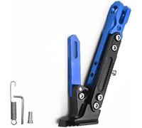 Motorrad Ständer für Voge 500ds 650ds 500 Ds 650 Ds,Aluminiumlegierung Einstellbare Seitenständer Seitenstütze Seitenh Seitenhalterung Ersatzteile Zubehör,Blue