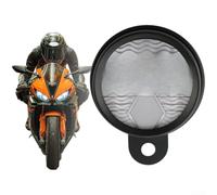 Motorrad-Steuerscheibenhalter, 87 mm, wasserdicht, Edelstahl, Motorradanhänger, rostfreier Nummernschildhalter für Fahrräder, Außenbereich (schwarz)
