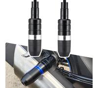 Motorrad Sturzpads für Yamaha Nmax155 Nmax125 NMAX 125 155XMAX 300 MT15, Anti-Fallen Ball, Motorrad Rahmen Sliders, Rahmen/Motor/Auspuff Crash Fallen Schutz Stick Protektoren Zubehör D Silver