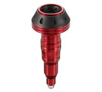 Motorrad Sturzpads Rahmen Slider für Yamaha XJ 600 600N 600S 650, CNC Motorrad Rahmen Crash Pad Auspuff Slider Fallschutz Zubehör Verteilt Die Aufprallkraft,C Red