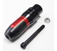 Motorrad Sturzpads Rahmen Slider für Yamaha XJ 600 600N 600S 650, CNC Motorrad Rahmen Crash Pad Auspuff Slider Fallschutz Zubehör Verteilt Die Aufprallkraft,A Red