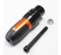 Motorrad Sturzpads Rahmen Slider für Yamaha XJ 600 600N 600S 650, CNC Motorrad Rahmen Crash Pad Auspuff Slider Fallschutz Zubehör Verteilt Die Aufprallkraft,D Orange