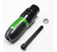 Motorrad Sturzpads Rahmen Slider für Yamaha XJ 600 600N 600S 650, CNC Motorrad Rahmen Crash Pad Auspuff Slider Fallschutz Zubehör Verteilt Die Aufprallkraft,E Green